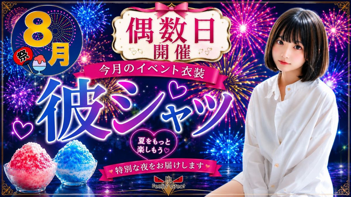 8月偶数日衣装